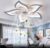 5 Lotus Ventilator Lamp – Plafondventilator – Smart Lamp – Met Dimmer – 3 Standen Ventilator – Keuken Lamp – Woonkamerlamp – Moderne lamp