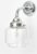 Art Deco Trade – Wandlamp Getrapte Cilinder Small Helder Curve Chroom