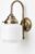 Art Deco Trade – Wandlamp Getrapte Cilinder Small Meander Brons