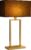Atmooz – Tafellamp Bailo – Met kap – E27 – Slaapkamer / Woonkamer – Kleur : Goud Brons – Hoogte 60cm – Metaal