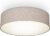 B.K.Licht – Decoratieve Plafondlamp – sterrenhemel effect – kinderkamer lamp – taupe – ronde – Ø38cm – met 2x E27 fitting – excl. lichtbron