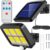 Buitenlamp 120 COB LED op Zonneenergie met Bewegingssensor en Schemerschakelaar – met Afstandsbediening – 260 LM