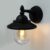 Buitenlamp – Wandlamp buiten – Badkamerlamp – Lantaarn Digne – Zwart – IP44 – Geschikt voor E27 lamp