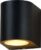 Buitenlamp – Wandlamp buiten – Badkamerlamp – Valence – Zwart – IP54 – Geschikt voor GU10 spot