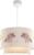 Design hanglamp Lurgan E27 wit met eenhoorn motief