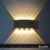 Elumia® FIRENZE LED Wandlamp Ovaal voor Binnen en Buiten – Warm Wit (2700K – 3000K) – 22 x 8 x 4 cm – Aluminium Coating Zwart – Industrieel – Scandinavisch Design – Eenvoudig te…