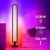 FONKEL® Floris Slimme LED Staande Lamp Woonkamer Zwart 105 cm – Moderne Vloerlamp Dimbaar RGBWW – Ovale Hoeklamp LED Staand – Smart Home App of Afstandsbediening – Gaming Lamp