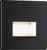 Paulmann Edge LED- Inbouwwandlamp – hoekig – 2700K – Zwart mat – 80x5mm – 1,2W – 50lm – 230V