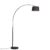 QAZQA arc – Moderne Staande booglamp – 1 lichts – H 1700 mm – Zwart – Woonkamer