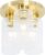 QAZQA laura – Art Deco Plafondlamp – 1 lichts – Ø 28 cm – Goud – Woonkamer | Slaapkamer | Keuken