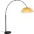 QAZQA pua – Oosterse Booglamp | Vloerlamp | Staande Lamp – 1 lichts – H 194 cm – Naturel – Woonkamer | Slaapkamer | Keuken