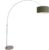 QAZQA Satin – Moderne Staande booglamp – 1 lichts – H 2200 mm – Groen – Woonkamer | Slaapkamer | Keuken