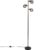 QAZQA vidro – Art Deco Vloerlamp | Staande Lamp – 3 lichts – H 150 cm – Zwart – Woonkamer | Slaapkamer | Keuken