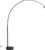 QAZQA xxl – Moderne Booglamp | Vloerlamp | Staande Lamp – 1 lichts – H 2690 mm – Zwart – Woonkamer | Slaapkamer