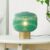 Retro tafellamp met groen glas – Inaya