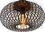SensaHome 78174BK Plafondlamp Zwart – Industrieel Plafonnière van Metaal – Retro Wire Kooi Design – 30x30x17cm – 1x E27 40W – Exclusief Lichtbron