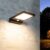 Solar wandlamp buiten ‘Slim’ – Zwart – Buitenlamp met sensor – Tuinverlichting met sensor – Schijnwerper met bewegingsmelder – Wandlamp op zonne-energie