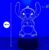 Stitch lamp – Nachtlampje kinderen – Kinderlampje – Stitch – 3D lamp LED tafellamp