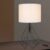 Tafellamp bureaulamp Gloucester E27 zwart en wit
