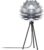 Umage Silvia Mini tafellamp brushed steel – met tripod zwart – Ø 32 cm