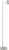 Ylumen – Vloerlamp Burgos 1 lichts H 134 cm mat chroom
